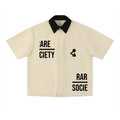 Unisex Color Block Short Sleeve Shirt