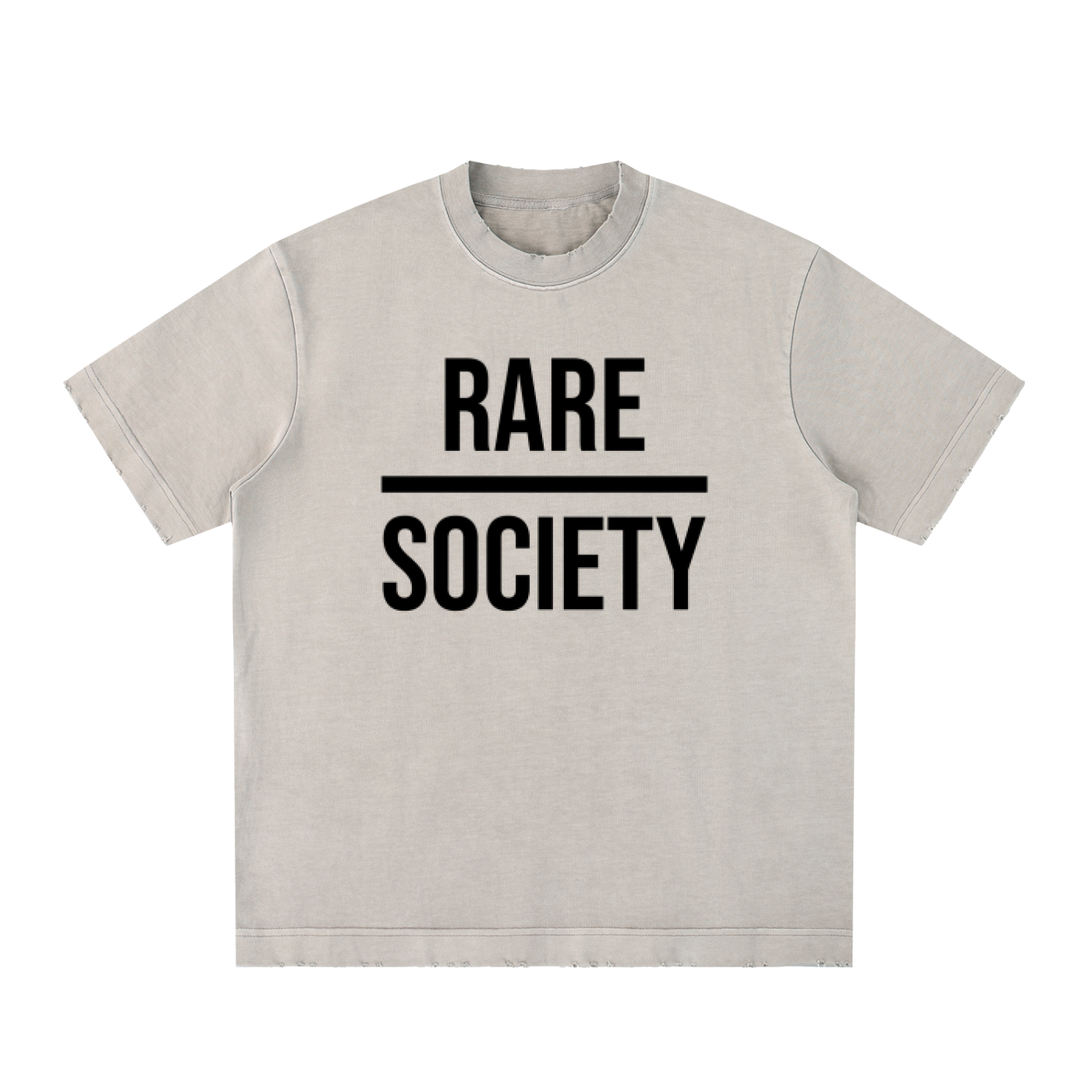 Heavyweight Vintage Washed Frayed T-Shirt